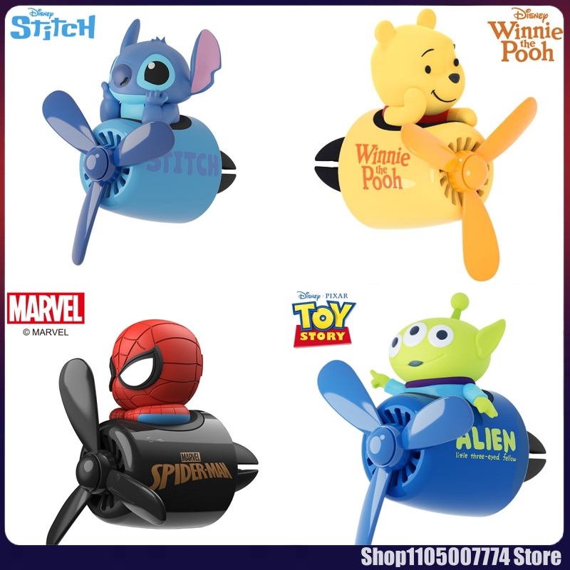 Car Accessories For Inside - Stitch Spiderman Alien Characters Car Mounted