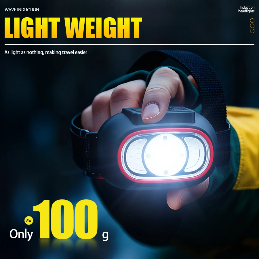 Led Headlight Bulbs - C2 Powerful 4 LED Sensor Headlamp