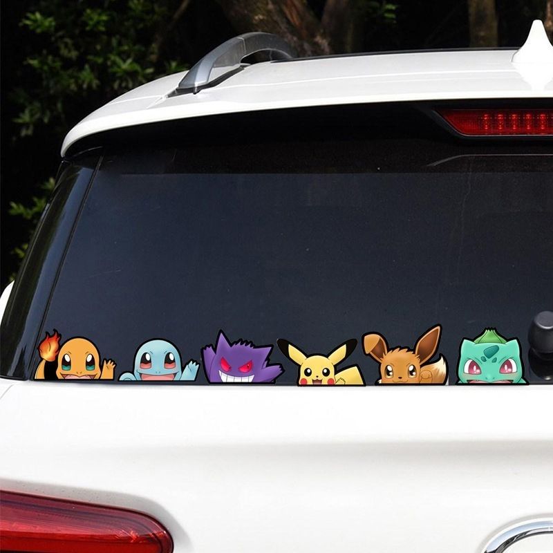 Car Accessories Rear - Pokémon car window sticker, Pokémon Gengar