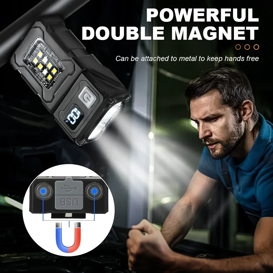 Mini Portable LED COB Flashlig - Led Headlight Bulbs review and price