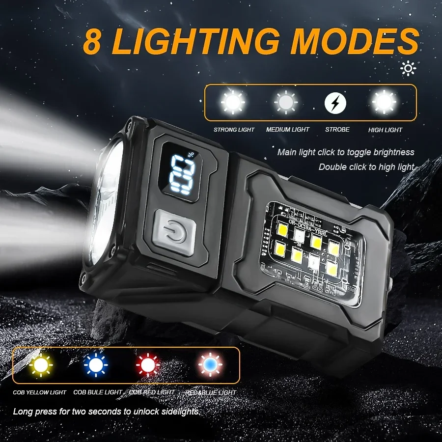 Mini Portable LED COB Flashlig - Led Headlight Bulbs review and price