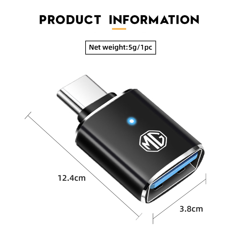 Car LED Type C To USB 3.0 Adap - Car Accessories For Inside review and price