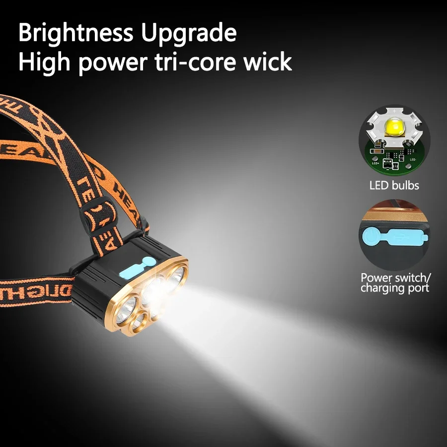 Rechargeable 5 LED Headlight U - Led Headlight Bulbs review and price
