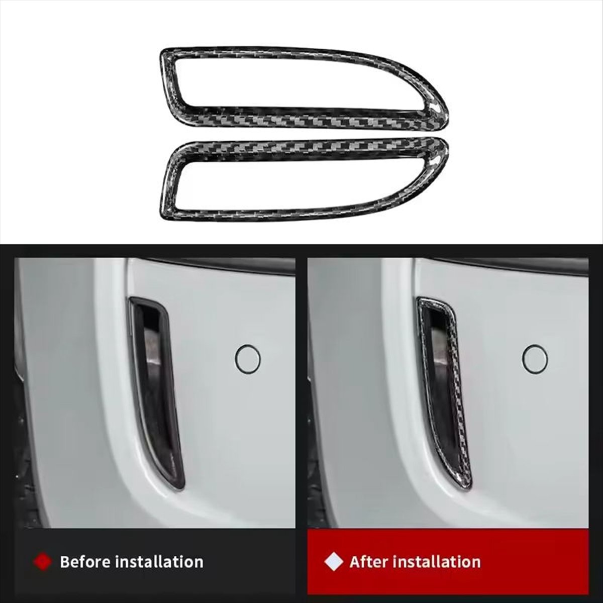 Super Sale Real Carbon Fiber C - Car Accessories Rear review and price