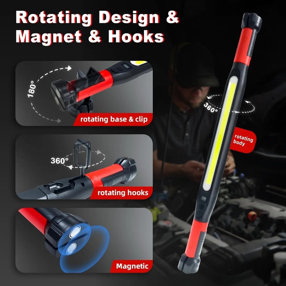 Super Bright Magnetic COB Work - Led Headlight Bulbs review and price