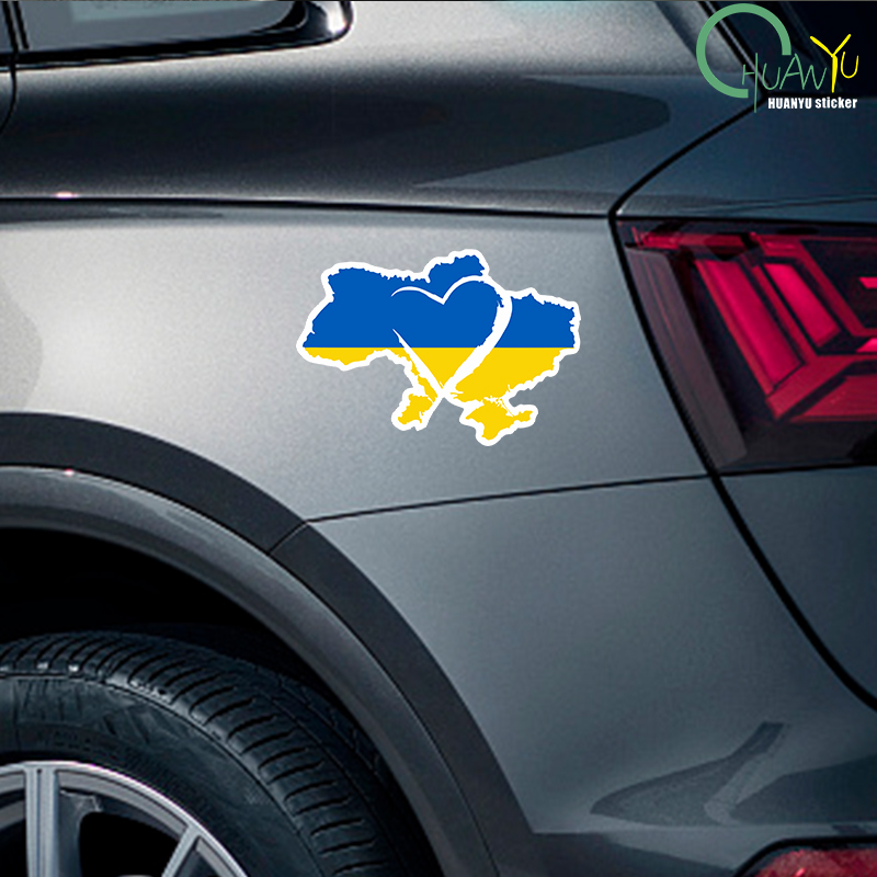 Sign Car Sticker Ukraine Sunfl - Car Accessories Uk review and price