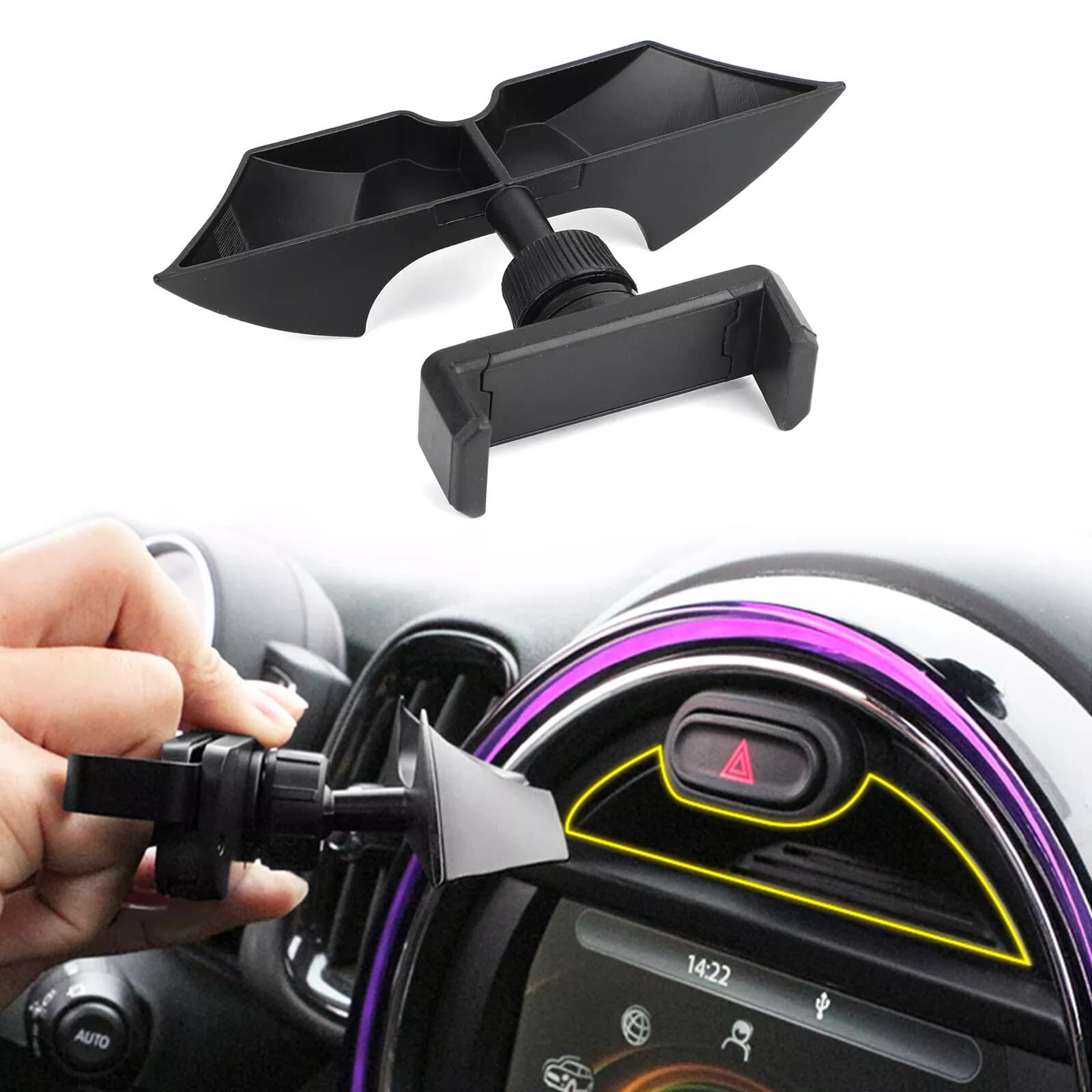 Metal Car Front Mount Phone St - Car Accessories Uk review and price