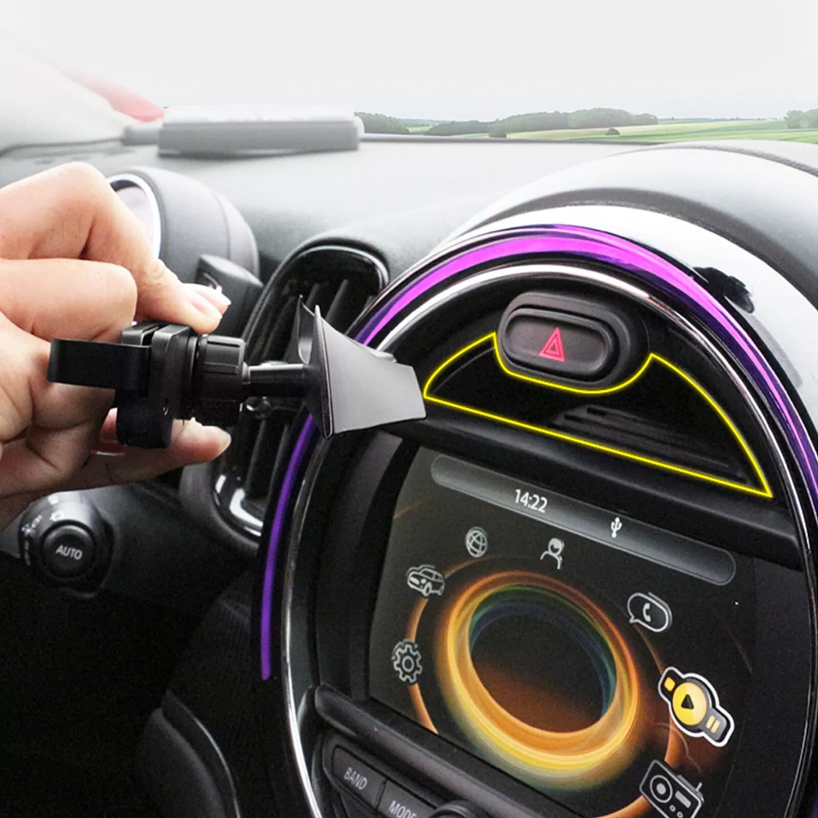 Metal Car Front Mount Phone St - Car Accessories Uk review and price