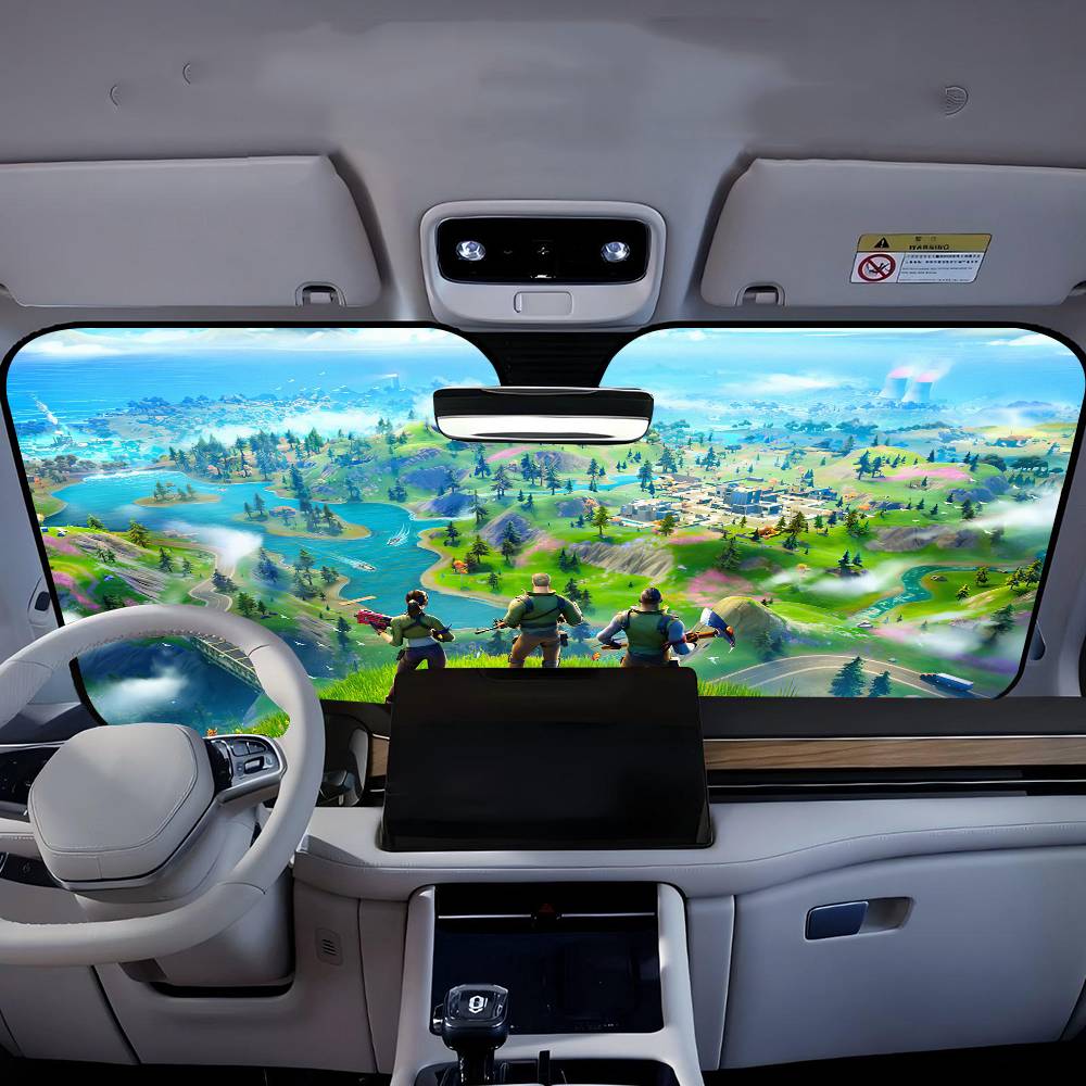 Cartoon Game F-FortniteS Car W - Car Accessories Rear review and price
