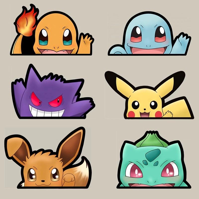Pokémon car window sticker, Po - Car Accessories Rear review and price