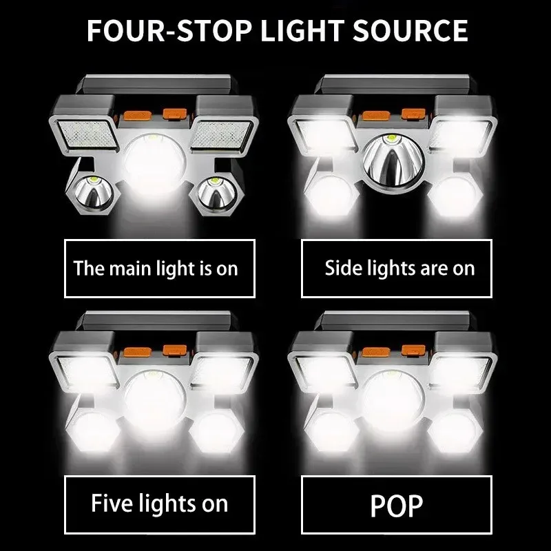 5 LED Flashlight Rechargeable  - Led Headlight Bulbs review and price