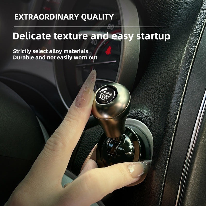 Car One-Touch Start Button wit - Car Accessories For Inside review and price