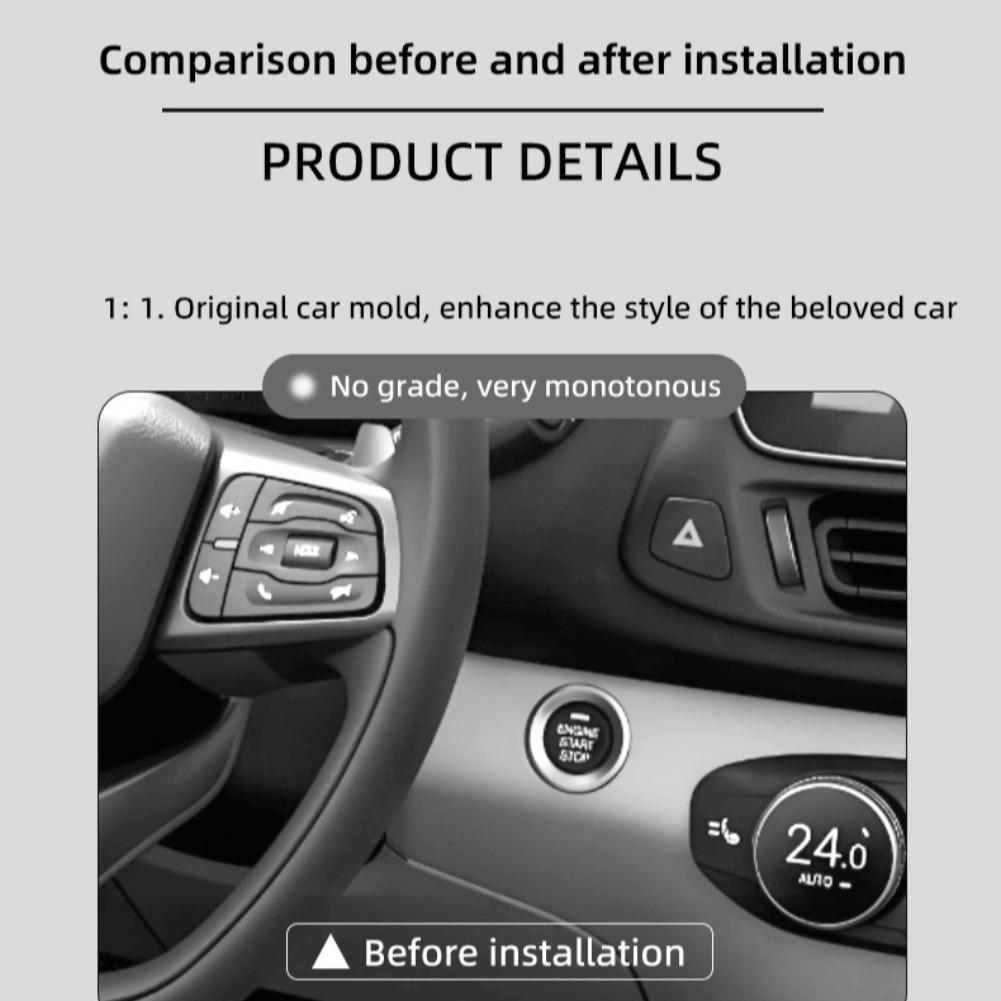 1PC Car One-Touch Start Button - Car Accessories For Inside review and price